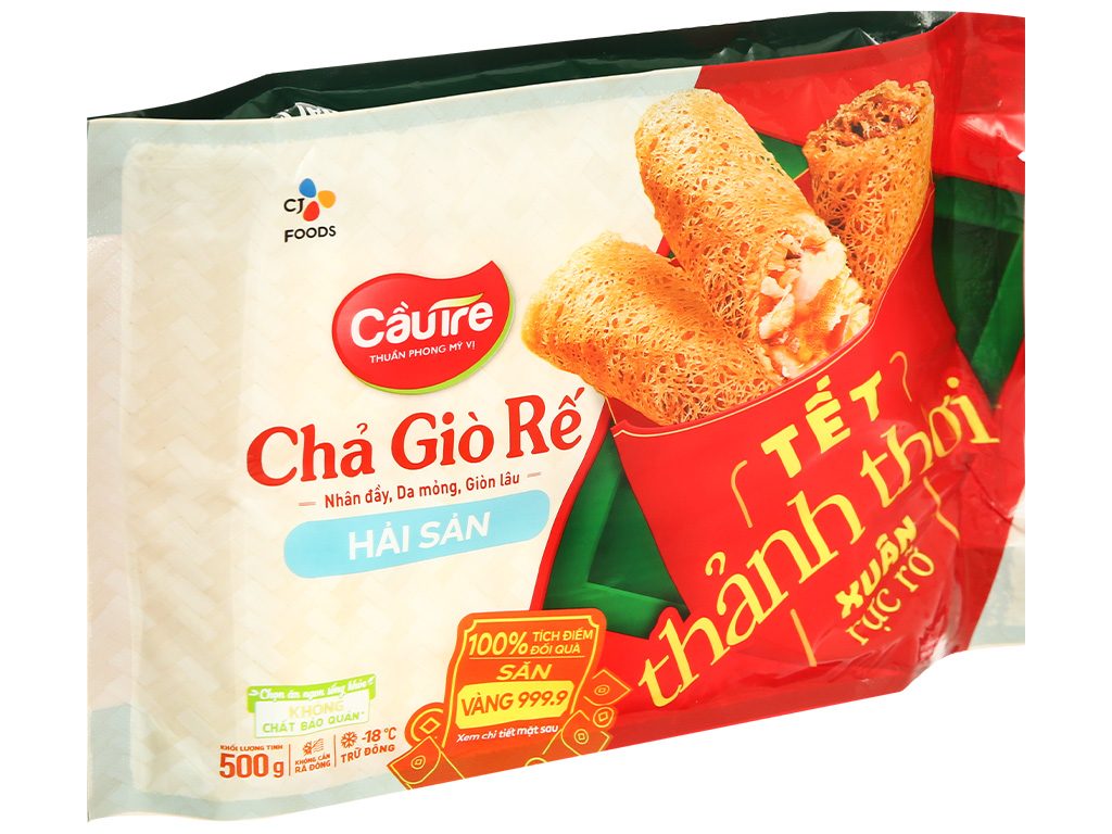 Chả Giò Rế Hải Sản Cầu Tre 500g – Cửa Hàng Người Việt Tại Nhật Bản